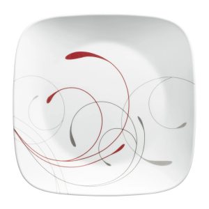 Corelle Dinnerware- Lightweight Square Simple Sketch 22-ounce Cereal Bowl