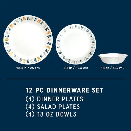 Corelle Dinnerware- Lightweight Lilac Blush 12.25 Serving Platter