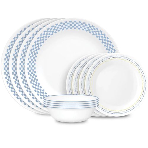 Corelle Dinnerware- Lightweight Amelia 12-piece Dinnerware Set, Service for 4