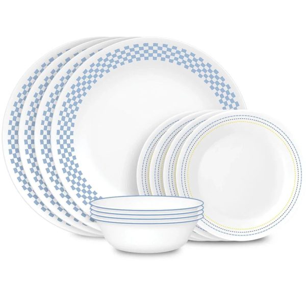 Corelle Dinnerware- Lightweight Amelia 12-piece Dinnerware Set, Service for 4 Corelle Dinnerware- Lightweight Amelia 12-piece Dinnerware Set, Service for 4