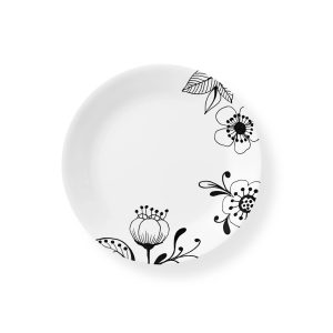 Corelle Dinnerware- Lightweight Inked Poppy 6.75 Appetizer Plate