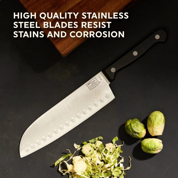 Corelle Dinnerware- Lightweight Essentials® 2-piece Santoku / Partoku Knife Set