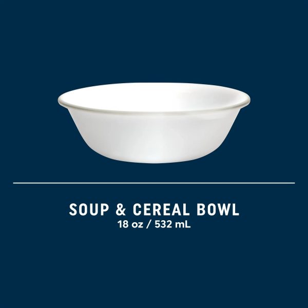 Corelle Dinnerware- Lightweight Knox 18-ounce Cereal Bowl