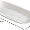 Corelle Dinnerware- Lightweight Pure White Appetizer Tray- 10.5