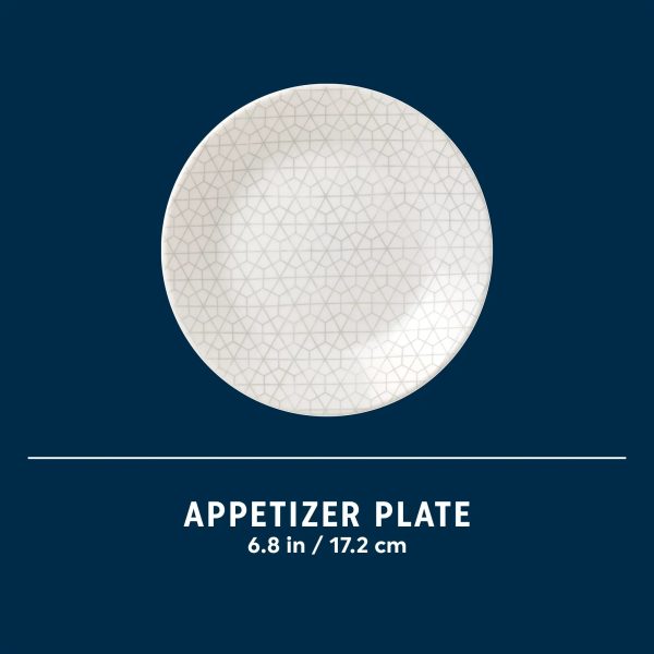 Corelle Dinnerware- Lightweight Knox 6.75 Appetizer Plate