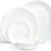 Corelle Dinnerware- Lightweight Winter Frost White 38-piece Dinnerware Set, Service for 12