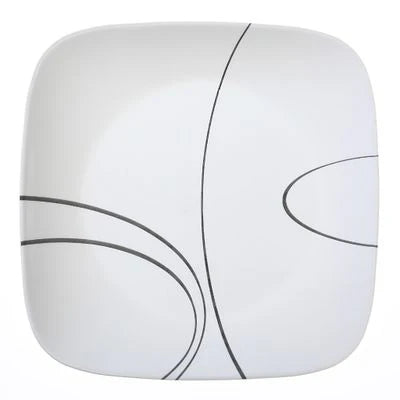 Corelle Dinnerware- Lightweight Simple Lines 10.5 Dinner Plate