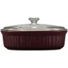 Corelle Dinnerware- Lightweight French Colors 2.5-quart Oval Baking Dish, Cabernet Corelle Dinnerware- Lightweight French Colors 2.5-quart Oval Baking Dish, Cabernet