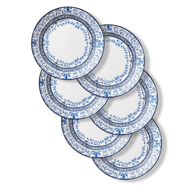 Corelle Dinnerware- Lightweight Portofino 10.25 Dinner Plates, 6-pack