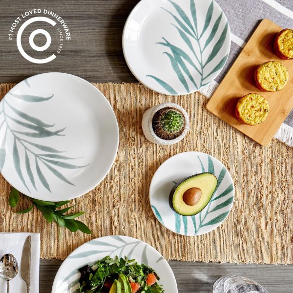 Corelle Dinnerware- Lightweight Solar Print 18-piece Dinnerware Set, Service for 6, EXCLUSIVE
