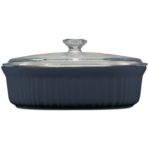 Corelle Dinnerware- Lightweight French Colors 2.5-quart Oval Baking Dish, Cabernet