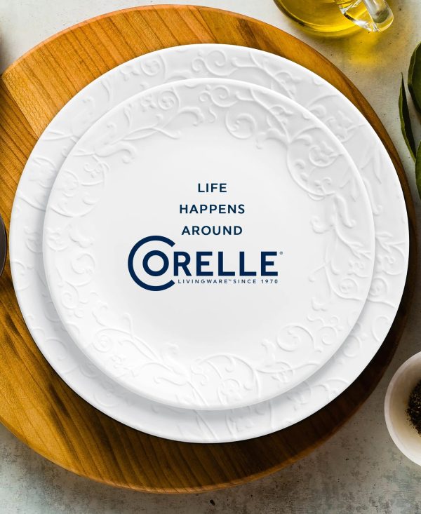 Corelle Dinnerware- Lightweight Bella Faenza 12-piece Dinnerware Set, Service for 4