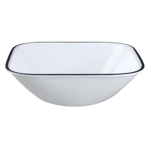 Corelle Dinnerware- Lightweight Square Simple Sketch 22-ounce Cereal Bowl