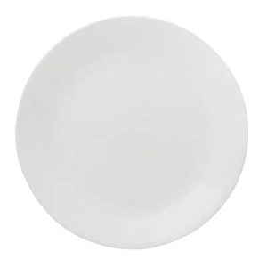Corelle Dinnerware- Lightweight Winter Frost White 8.5 Divided Salad Plate