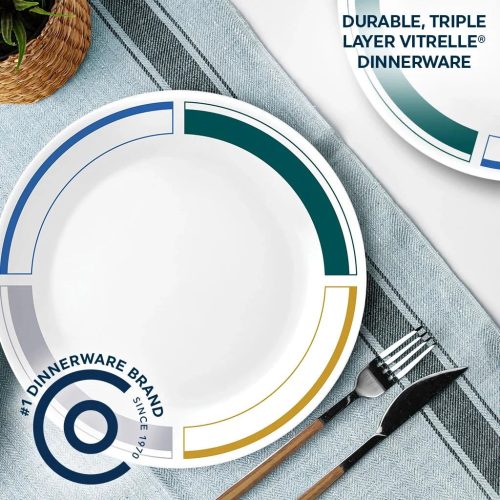 Corelle Dinnerware- Lightweight Pure White 10.5 Dinner Plate