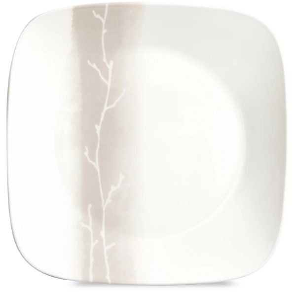 Corelle Dinnerware- Lightweight Square Wandering Grove 10.5 Dinner Plate