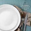 Corelle Dinnerware- Lightweight Linen Weave 18-piece Dinnerware Set, Service for 6
