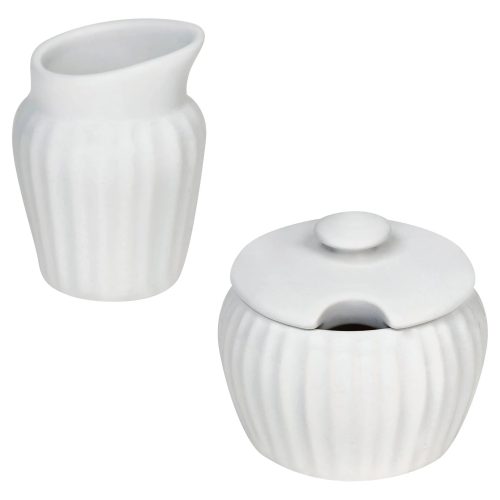 Corelle Dinnerware- Lightweight French White? Cream & Sugar Set