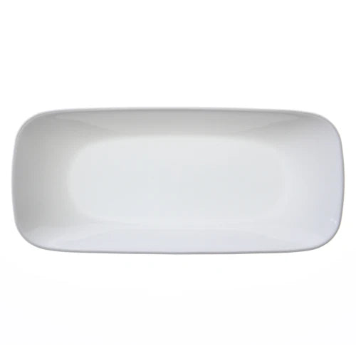 Corelle Dinnerware- Lightweight Pure White Appetizer Tray- 10.5