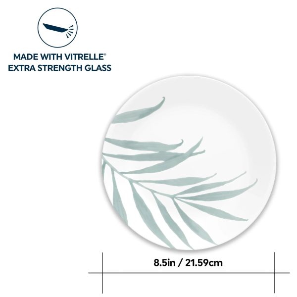 Corelle Dinnerware- Lightweight Solar Print 8.5 Salad Plate, EXCLUSIVE