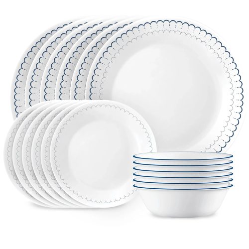 Corelle Dinnerware- Lightweight Logan 18-pc Dinnerware Set, Service for 6