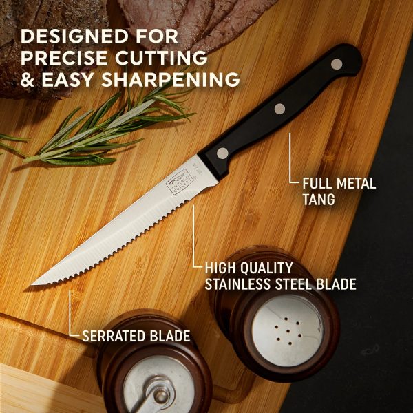 Corelle Dinnerware- Lightweight Essentials® 4-piece Steak Knife Set