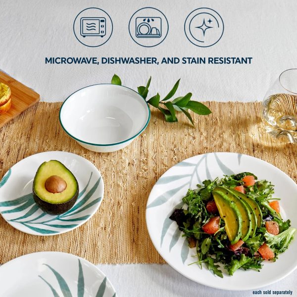 Corelle Dinnerware- Lightweight Solar Print 10.25 Dinner Plate, EXCLUSIVE