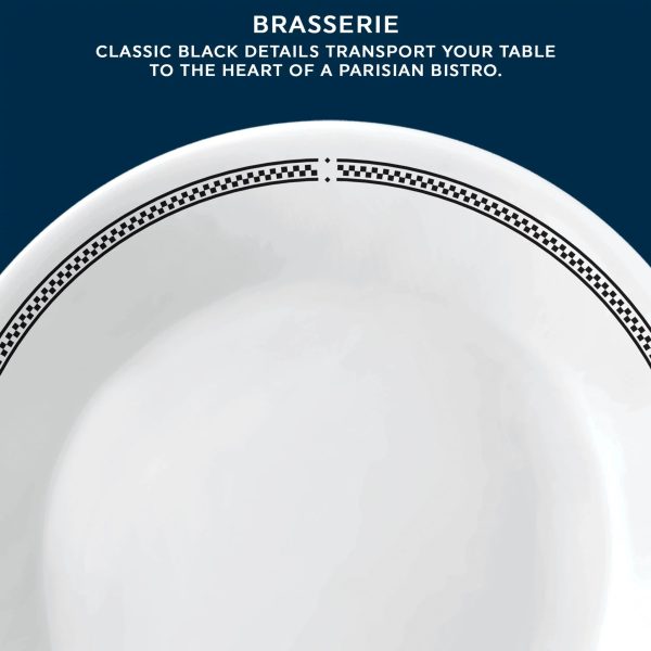 Corelle Dinnerware- Lightweight Brasserie 6.75 Appetizer Plate