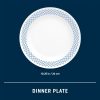 Corelle Dinnerware- Lightweight Amelia 10.25 Dinner Plate