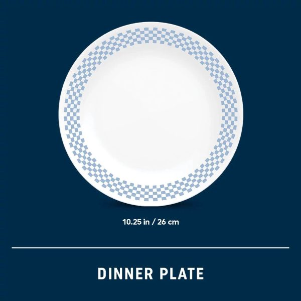 Corelle Dinnerware- Lightweight Amelia 10.25 Dinner Plate