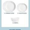Corelle Dinnerware- Lightweight Bella Faenza 12-piece Dinnerware Set, Service for 4