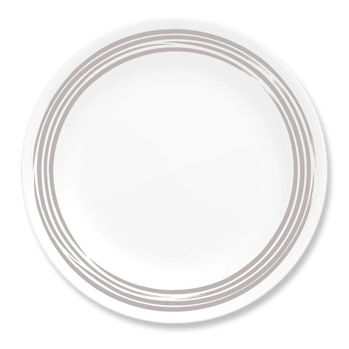 Corelle Dinnerware- Lightweight Brushed Silver 8.5 Salad Plate