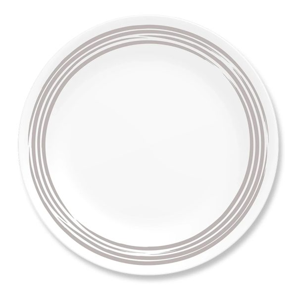 Corelle Dinnerware- Lightweight Brushed Silver 8.5 Salad Plate