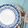 Corelle Dinnerware- Lightweight Cobalt Circles 16-piece Mugless Dinnerware Set, Service of 4 Corelle Dinnerware- Lightweight Cobalt Circles 12-piece Mugless Dinnerware Set, Service of 4