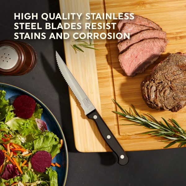 Corelle Dinnerware- Lightweight Essentials® 4-piece Steak Knife Set
