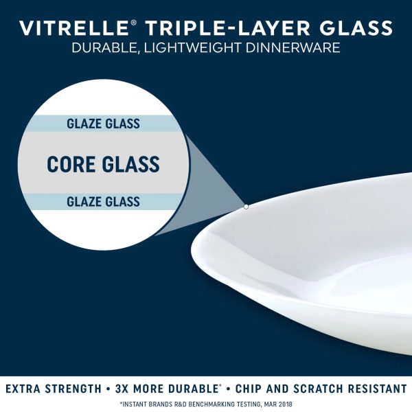 Corelle Dinnerware- Lightweight Lia 8.5 Salad Plate