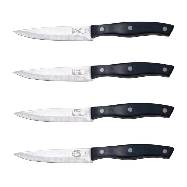 Corelle Dinnerware- Lightweight Ellsworth 4-piece Steak Knife Set