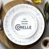 Corelle Dinnerware- Lightweight Country Cottage 16-piece Mugless Dinnerware Set, Service for 4