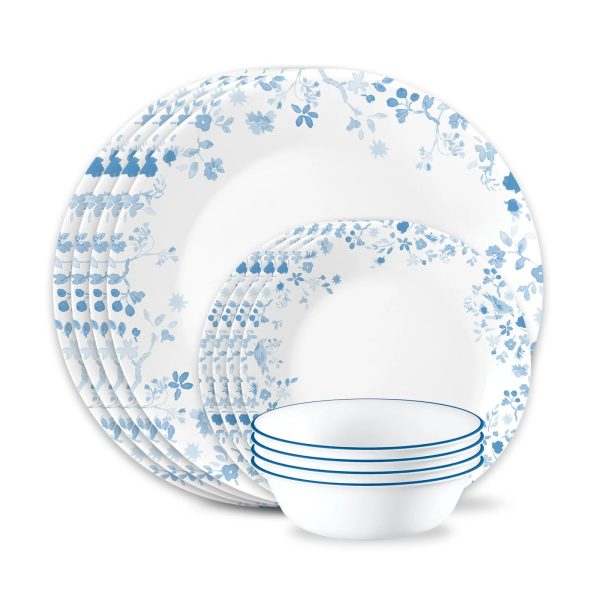 Corelle Dinnerware- Lightweight Garden Song 12-piece Dinnerware Set, Service for 4