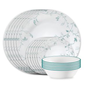 Corelle Dinnerware- Lightweight Caspian Lace 8.5 Salad Plate