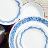 Corelle Dinnerware- Lightweight Rolling Waves 18-piece Dinnerware Set, Service for 6