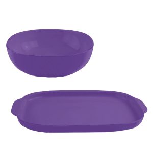 Corelle Dinnerware- Lightweight 2-piece Serving Set, Truffle