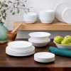 Corelle Dinnerware- Lightweight Winter Frost White 78-piece Dinnerware Set, Service for 12