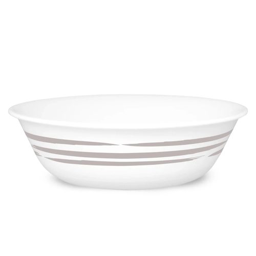Corelle Dinnerware- Lightweight Brushed Silver 18-ounce Cereal Bowl