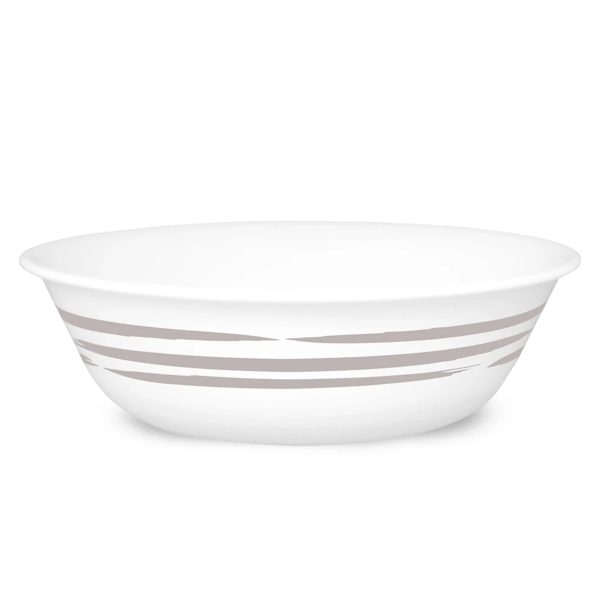 Corelle Dinnerware- Lightweight Brushed Silver 18-ounce Cereal Bowl Corelle Dinnerware- Lightweight Brushed Silver 18-ounce Cereal Bowl
