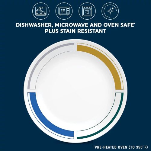 Corelle Dinnerware- Lightweight Pure White 10.5 Dinner Plate