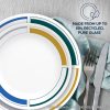 Corelle Dinnerware- Lightweight Color Block 8.5 Salad Plate
