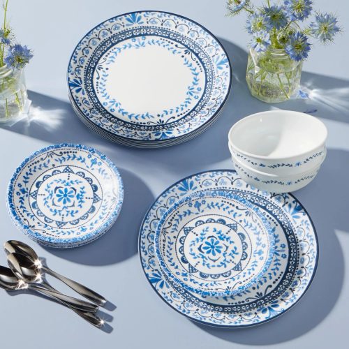 Corelle Dinnerware- Lightweight Portofino 6.75?? Appetizer Plate, 6 pack