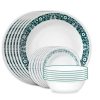 Corelle Dinnerware- Lightweight Penelope 18-piece Dinnerware Set, Service for 6 Corelle Dinnerware- Lightweight Penelope 18-piece Dinnerware Set, Service for 6