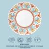 Corelle Dinnerware- Lightweight Global Collection Terracotta Dreams 10.25″ Dinner Plates, 4-pack